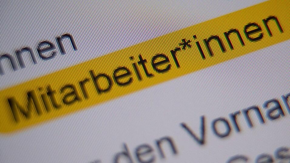 In den Bundesministerien werden keine Sonderzeichen für geschlechtergerechte Formulierungen verwendet. (Symbolbild) In den Bundesministerien werden keine Sonderzeichen für geschlechtergerechte Formulierungen verwendet. (Symbolbild)
