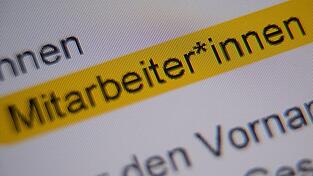 In den Bundesministerien werden keine Sonderzeichen für geschlechtergerechte Formulierungen verwendet. (Symbolbild)