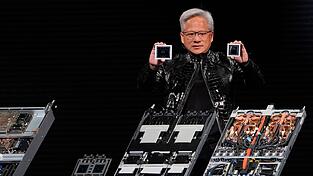 Jensen Huang, Chef von Nvidia: Der Chiphersteller profitiert vom Boom um KI. (Archivbild) Jensen Huang, Chef von Nvidia: Der Chiphersteller profitiert vom Boom um KI. (Archivbild)