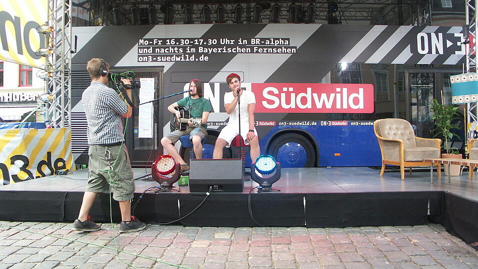 Blick hinter die Kulissen bei on3-südwild. (Foto: Meike Weinzierl) Blick hinter die Kulissen bei on3-südwild. (Foto: Meike Weinzierl)