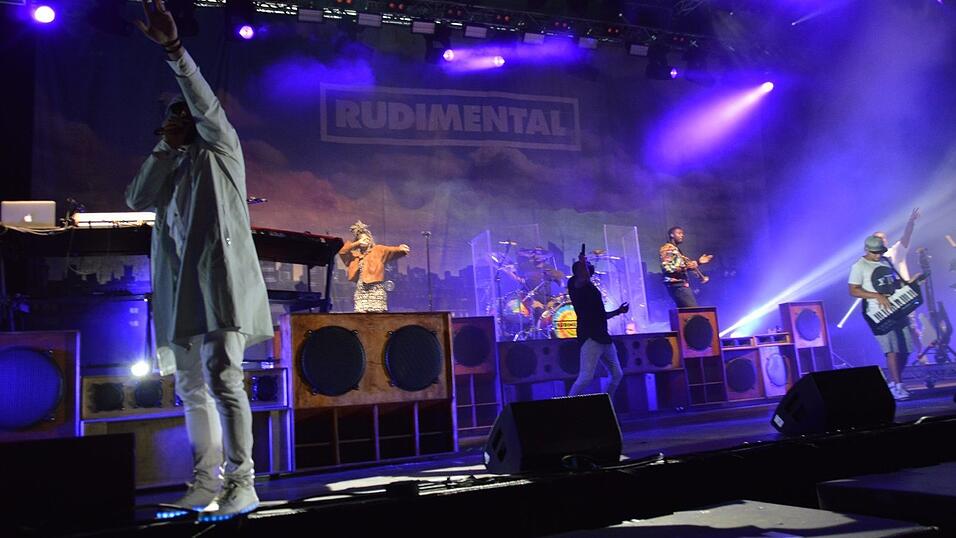 Die britische Band Rudimental unterhielt das Utopia-Publikum mit ihrem außergewöhnlichem Musikstil.