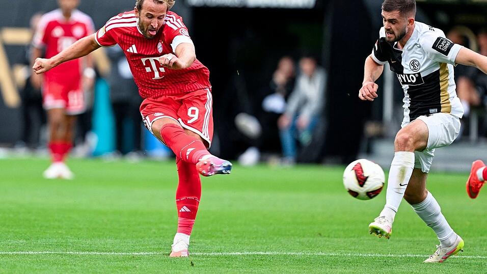 Harry Kane erzielte das 2:1 für den FC Bayern München. Harry Kane erzielte das 2:1 für den FC Bayern München.