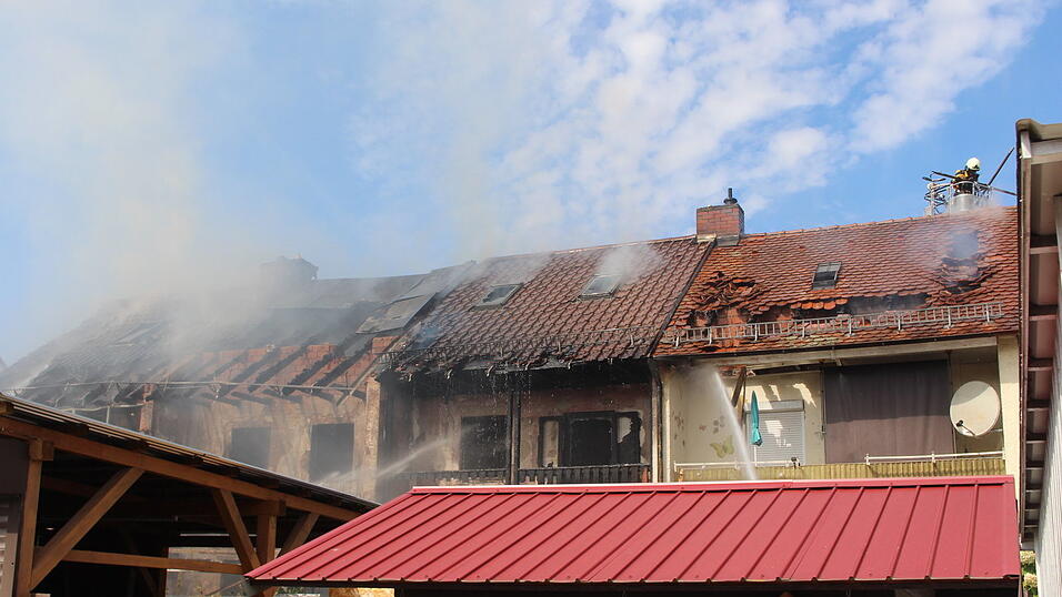 Wegen des Brandes war der Nordosten Straubings kurzzeitig stark von Rauchentwicklung betroffen.