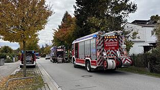 Einsatz der Freiwilligen Feuerwehr am Freitag im Straubinger Westen.
