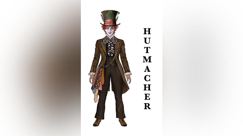 Der Hutmacher ist eine bekannte Figur aus „Alice im Wunderland“. Der Hutmacher ist eine bekannte Figur aus „Alice im Wunderland“.