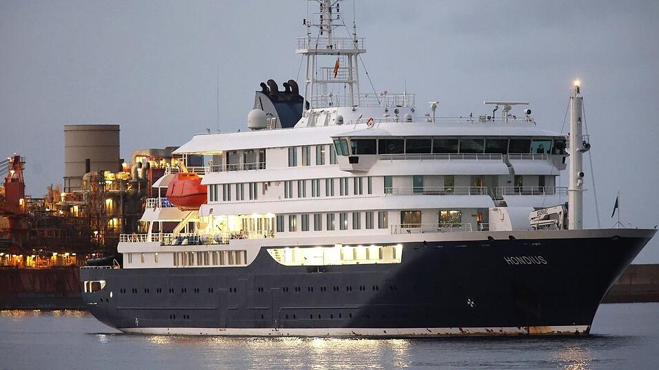 Die «Hondius» erreichte am Sonntag den Hafen von Granadilla im Süden Teneriffas. Die «Hondius» erreichte am Sonntag den Hafen von Granadilla im Süden Teneriffas.