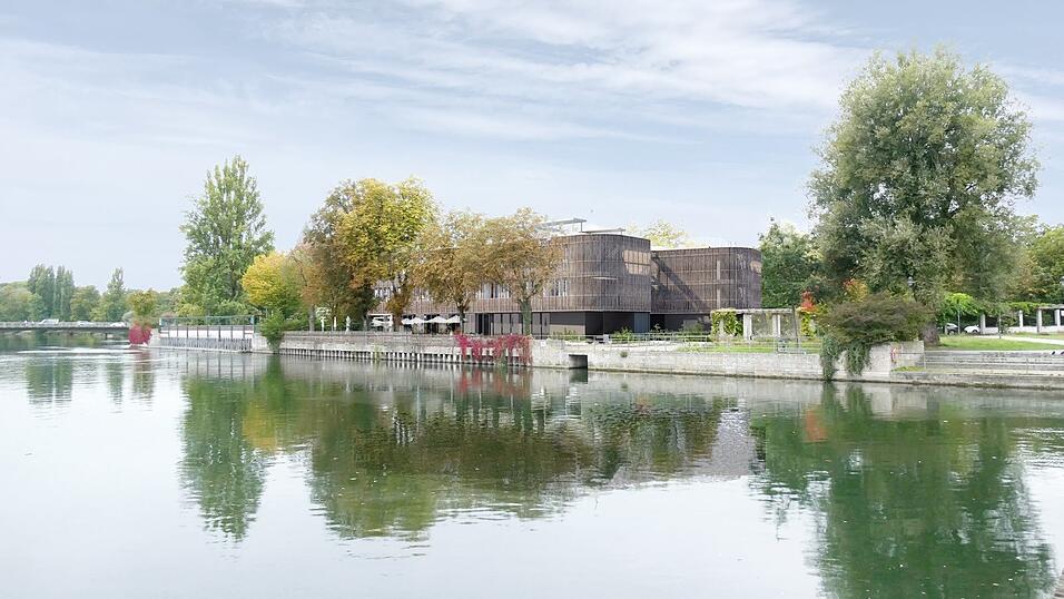 Die Planung von Stenger2 Architekten sieht am Ort des ehemaligen Gasthauses &bdquo;Zur Insel&ldquo; ein Boutiquehotel mit 30 Zimmern sowie Gastronomie vor. Das B&uuml;ro selbst beschreibt seinen Entwurf so: &bdquo;Die umfassende Welle aus Holz bekleidet die Balkone. Sie fasst die beiden sehr stringenten, einfach zu bauenden Riegel zu einem Gesamtvolumen, das an der Stelle die n&ouml;tige Kraft hat, den neuen Schiffsbug der Insel zu bilden.&ldquo;