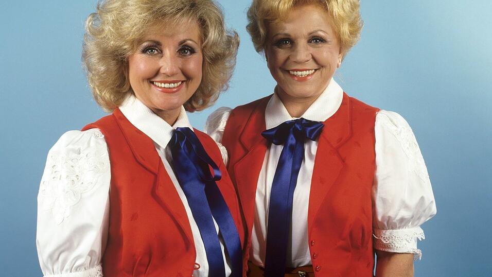 Hellwig in den 1980er Jahren mit ihrer Mutter Maria.