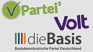 Drei Kleinparteien treten in der Region um W&auml;hlerstimmen an.