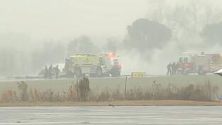 Ein Flugzeug ist an einem Regionalflughafen in North Carolina abgest&uuml;rzt.