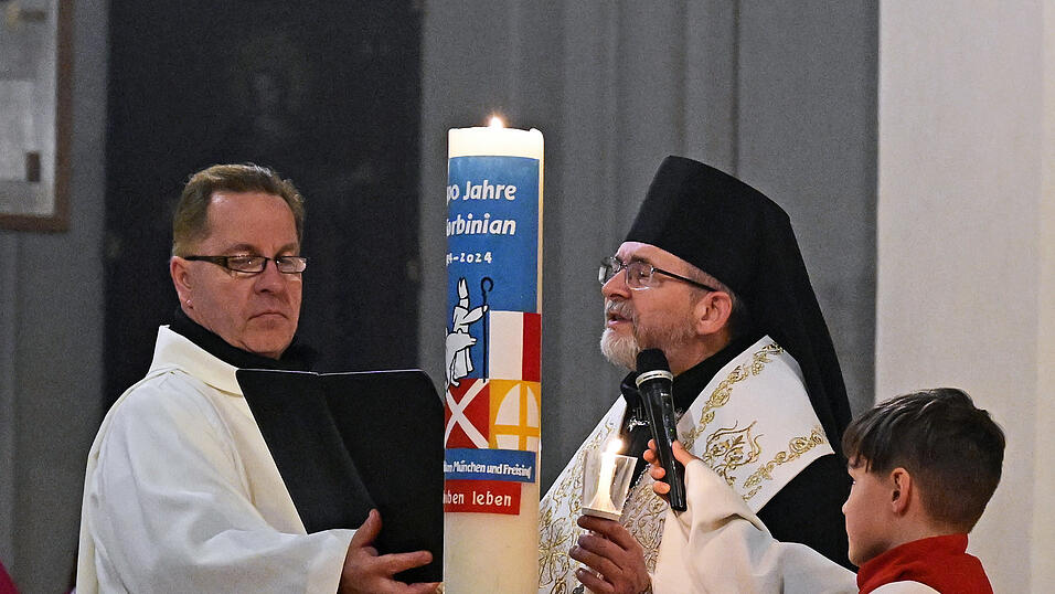 Der Apostolische Exarch für die katholischen Ukrainer, Bischof Bohdan Dzyurakh. Der Apostolische Exarch für die katholischen Ukrainer, Bischof Bohdan Dzyurakh.