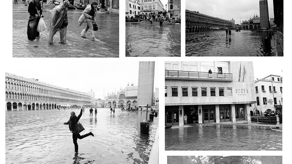 Hochwasser in Venedig Hochwasser in Venedig