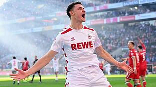 Gibt mittlerweile den Ton an in der Domstadt: Dauerbrenner Eric Martel, der in der Zweitliga-Hinrunde 235 Zweikämpfe gewonnen hat (Liga-Bestwert) und im Sommer 2025 für den FC wohl nur im Falle eines Aufstiegs zu halten ist. 
