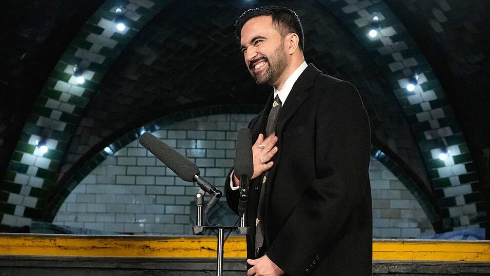 Mamdani nach seiner Vereidigung.