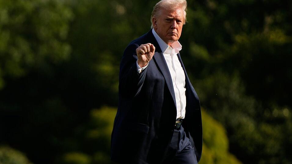 Trump blickt zuversichtlich auf die aktuellen Verhandlungen zu einem Ende des Gaza-Kriegs.