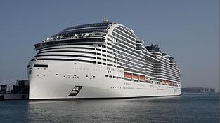 Das unter maltesischer Flagge fahrende Schiff der Reederei MSC Cruises war von Genua nach Neapel unterwegs. (Symbolbild)