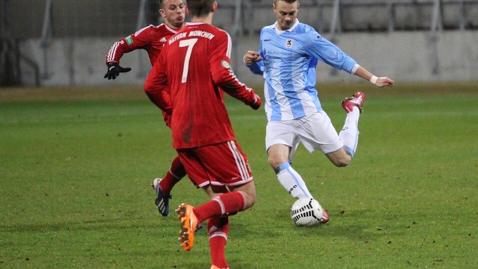 Seit knapp vier Jahren ist Korbinian Burger bei den 'L&ouml;wen'. N&auml;chste Saison spielt er in der U21 des Zweitligisten. (Foto: Fabian Ro&szlig;mann)