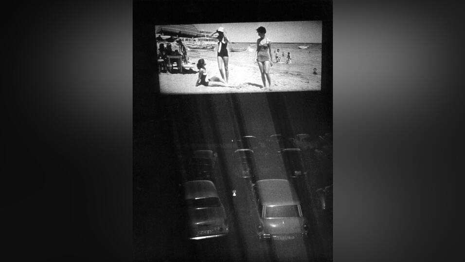Das erste Autokino Deutschlands. Das erste Autokino Deutschlands.
