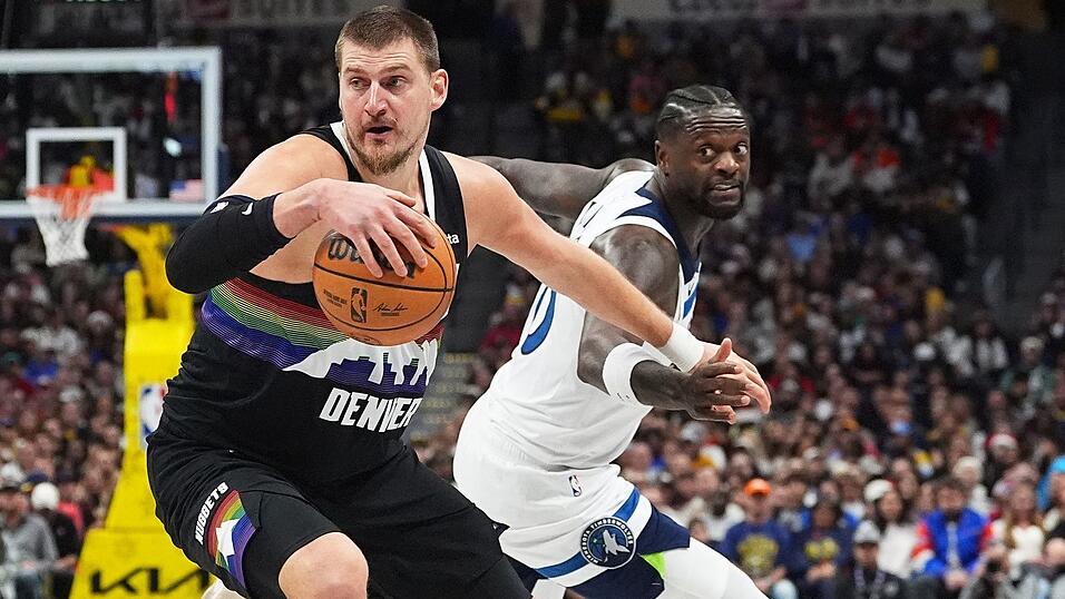Von den Wolves nicht zu stoppen: Nikola Jokic.
