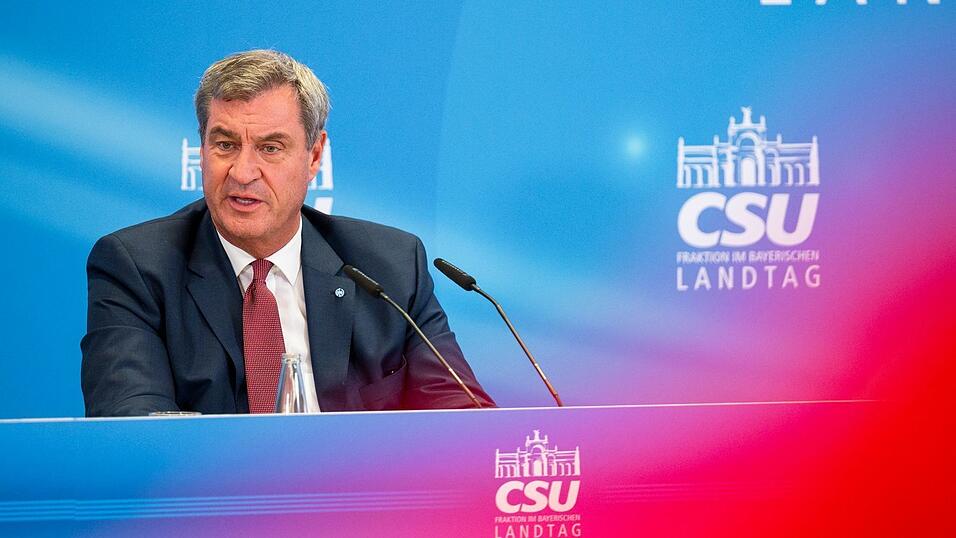 Markus Söder fordert Konsequenzen aus dem Linken-Sieg in Berlin. Markus Söder fordert Konsequenzen aus dem Linken-Sieg in Berlin.