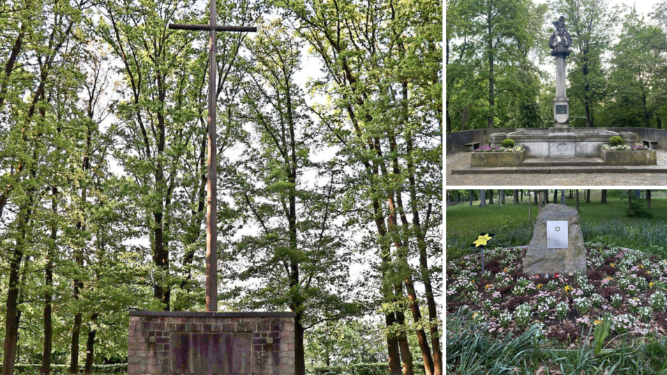 Der Ehrenhain, der Kriegerged&auml;chtnisbrunnen und der j&uuml;dische Gedenkstein sind nur drei der vielen Denkm&auml;ler in Cham.&nbsp;