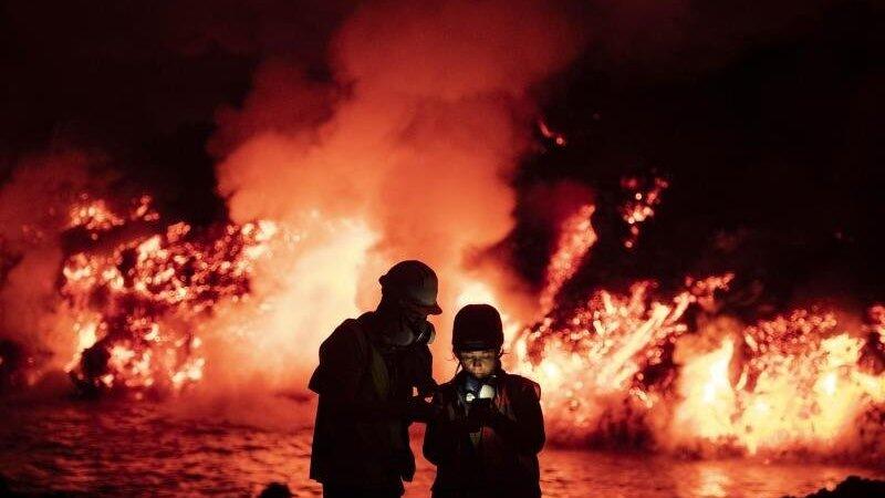 Schon seit neun Wochen spuckt der Vulkan auf La Palma Feuer. (Symbolbild) Schon seit neun Wochen spuckt der Vulkan auf La Palma Feuer. (Symbolbild)