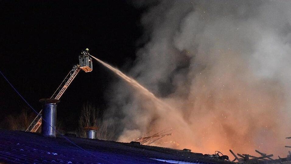 Bei einem Brand auf einem Bauernhof im Landkreis Deggendorf kamen mehrere Rinder ums Leben.