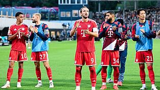 Der FC Bayern bejubelte in Elversberg einen mühevollen Arbeitssieg. Der FC Bayern bejubelte in Elversberg einen mühevollen Arbeitssieg.