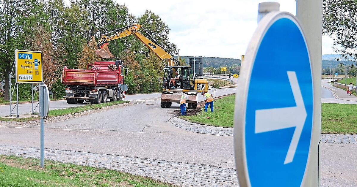 Rodings Hauptschlagader ist gekappt: Vollsperrung am Kreisverkehr