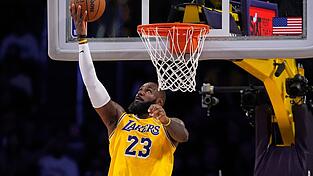 Basketball-Superstar LeBron James hat gerade die 15. China-Tour seiner Karriere beendet. (Archivbild)