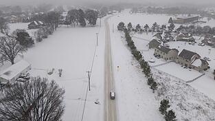 Vielerorts gab es in den USA massive Schneefälle. Vielerorts gab es in den USA massive Schneefälle.