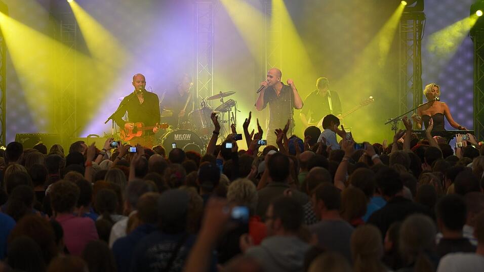 Impressionen vom Auftritt von Milow. Foto: Ulli Scharrer / Mathias Adam