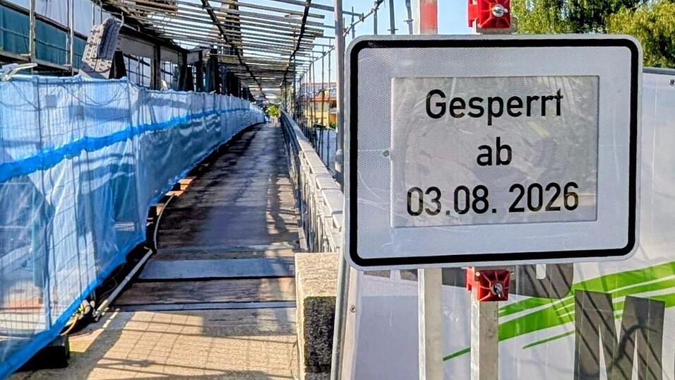 Freie Bahn nur noch am Wochenende: Ab Montag, 9 Uhr, ist hier bis Schulanfang kein Durchkommen mehr.