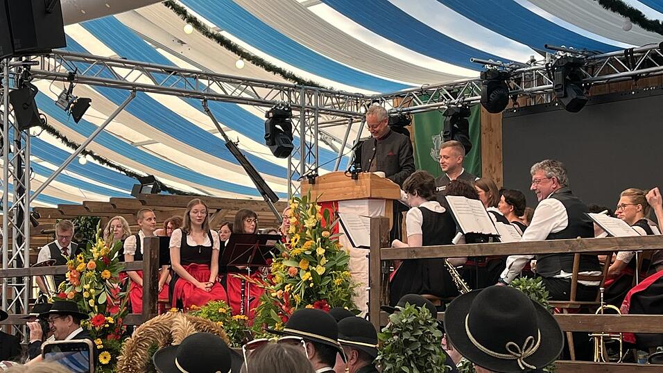 Für Markus Pannermayr war es bereits seine 16. Volksfest-Eröffnung. 