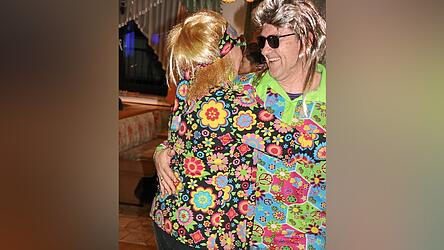 Landratskandidat Michael Multerer hatte sich unter die Menge gemischt.