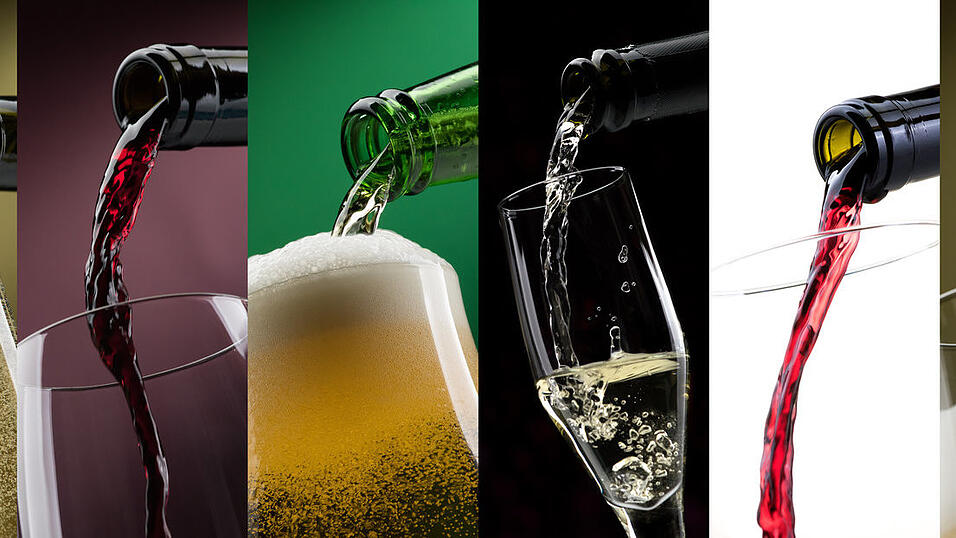 'Beim Bier kommt es durch Gerstenmalz, Hopfen und Wasser mit Zufügung von Hefe zur Vergärung. Vereinfacht ausgedrückt. Es entsteht ein alkoholisches und kohlensäurehaltiges Getränk. Wein wird aus dem Saft der frischen Trauben durch alkoholische Gärung gewonnen. Je höher der Traubenzuckeranteil im Most, desto mehr Alkohol. Das ist der ehrliche Wein. Manche Weinhersteller mischen Zucker hinzu, um die Qualität anzugleichen.', so Ernährungsexpertin Regina Groll. 'Beim Bier kommt es durch Gerstenmalz, Hopfen und Wasser mit Zufügung von Hefe zur Vergärung. Vereinfacht ausgedrückt. Es entsteht ein alkoholisches und kohlensäurehaltiges Getränk. Wein wird aus dem Saft der frischen Trauben durch alkoholische Gärung gewonnen. Je höher der Traubenzuckeranteil im Most, desto mehr Alkohol. Das ist der ehrliche Wein. Manche Weinhersteller mischen Zucker hinzu, um die Qualität anzugleichen.', so Ernährungsexpertin Regina Groll.