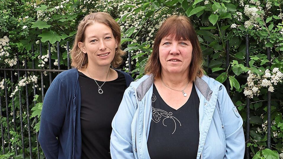 Simone Loibl und Kerstin Seinige sind beide als Unterstützer im Alltag tätig.