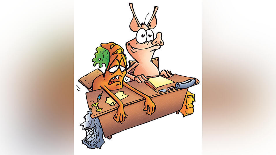 Brot und Schwein sind die Maskottchen des Hausaufgaben-Häffts. Brot und Schwein sind die Maskottchen des Hausaufgaben-Häffts.