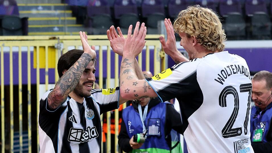 Nick Woltemade traf für Newcastle zur 1:0-Führung.