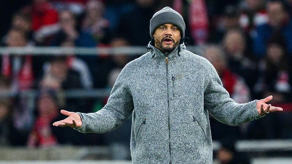 Seine XXL-Rotation ging auf: Bayern-Trainer Vincent Kompany. Seine XXL-Rotation ging auf: Bayern-Trainer Vincent Kompany.