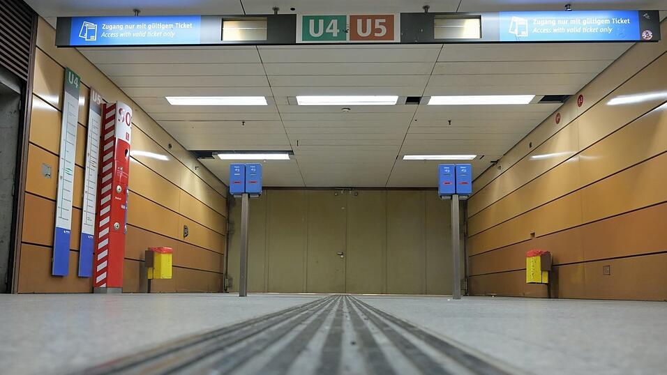 Die U-Bahnen in der Landeshauptstadt fuhren &uuml;berhaupt nicht.