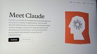 Anthropic ist vor allem bekannt f&uuml;r seine KI-Software Claude, die mit ChatGPT konkurriert. (Archivbild)