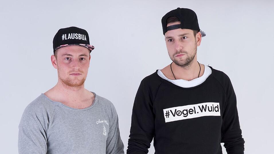 Ludwig Begerl (links) und Florian M&uuml;hlbauer stehen hinter dem Label Vogel.Wuid.
