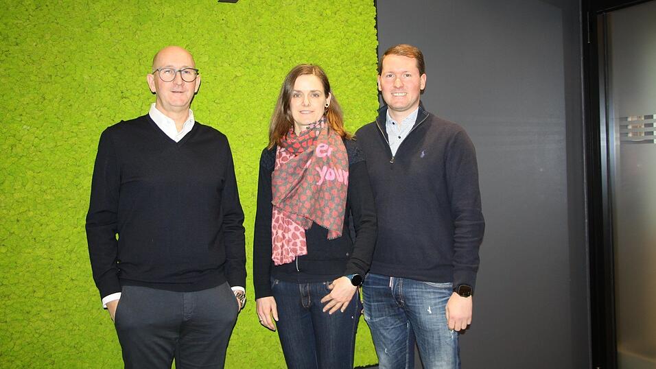 Geschäftsführer Thomas Zitzmann (links) und die Nachfolgergeneration Monika Zitzmann-Peintinger sowie Philipp Zitzmann.