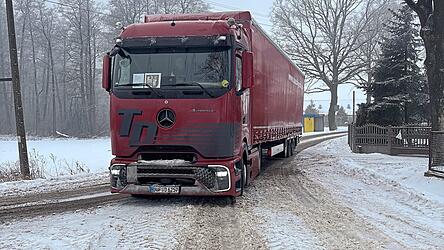 Spannende Straßenverhältnisse bis zum Ziel. Spannende Straßenverhältnisse bis zum Ziel.