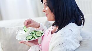 Gurken sind ein gesunder Snack für zwischendurch.