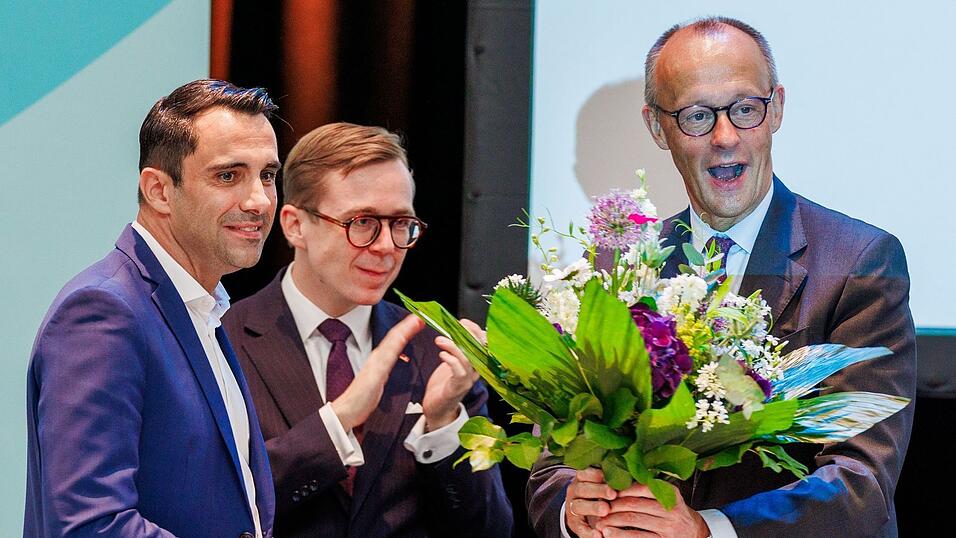Merz besuchte den Landesparteitag in Mecklenburg-Vorpommern. Merz besuchte den Landesparteitag in Mecklenburg-Vorpommern.