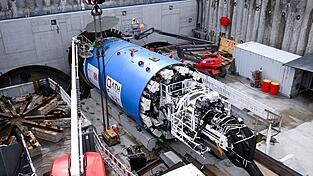 &laquo;Donna Maria&raquo;: Die Tunnelbohrmaschine ist 178 Meter lang und 700 Tonnen schwer. (Archivbild)