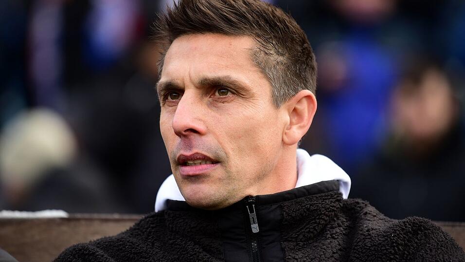 Als neuer St. Pauli-Trainer im Gespr&auml;ch: der Ex-Kieler Marcel Rapp. (Archivbild)