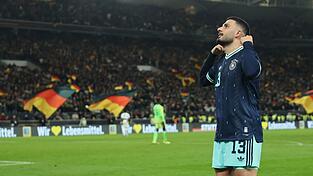 Deniz Undav jubelt &uuml;ber sein Siegtor gegen Ghana.